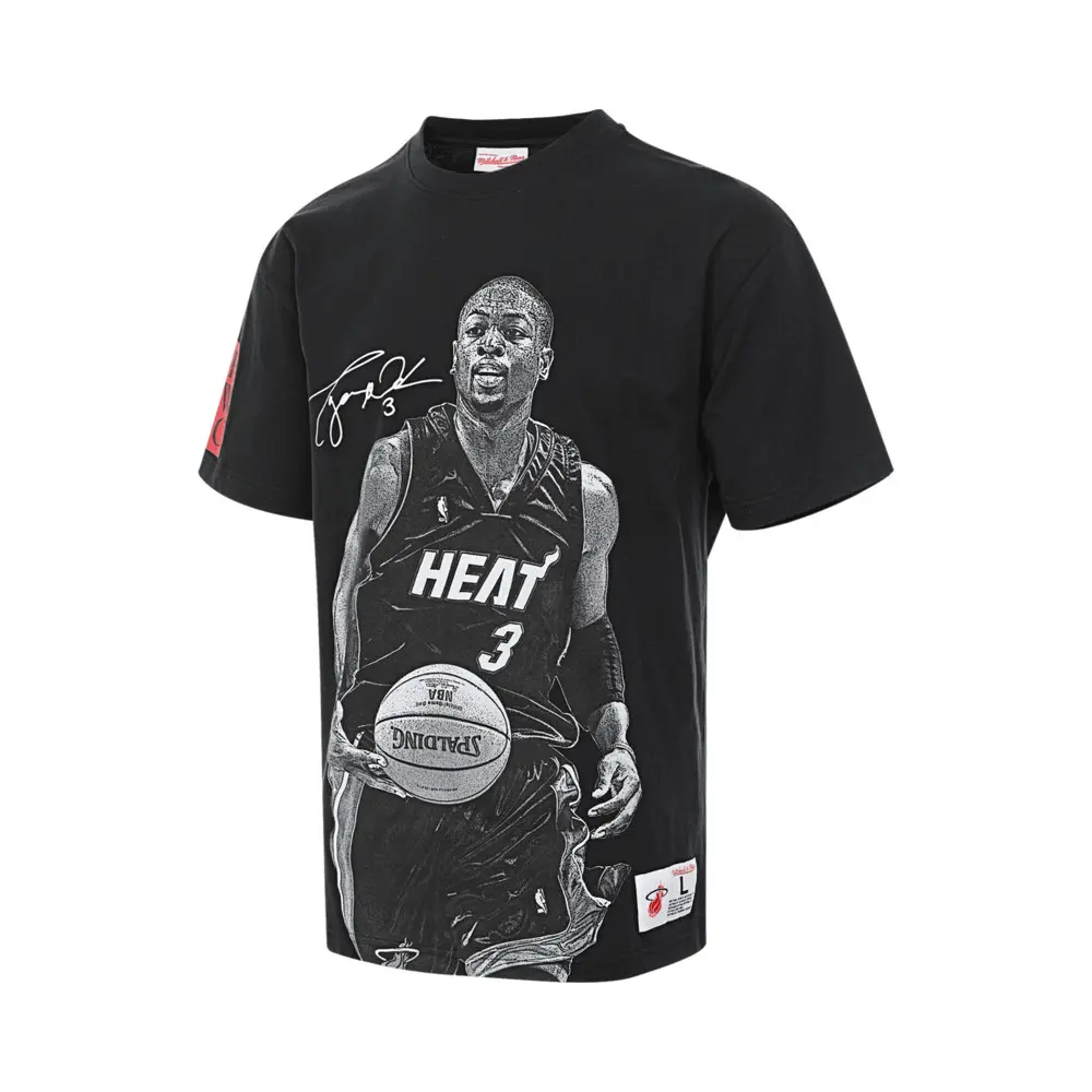 

Футболка Mitchell & Ness x NBA Miami Heat мужская Miami Heat/Wade Mitchell Ness, черный