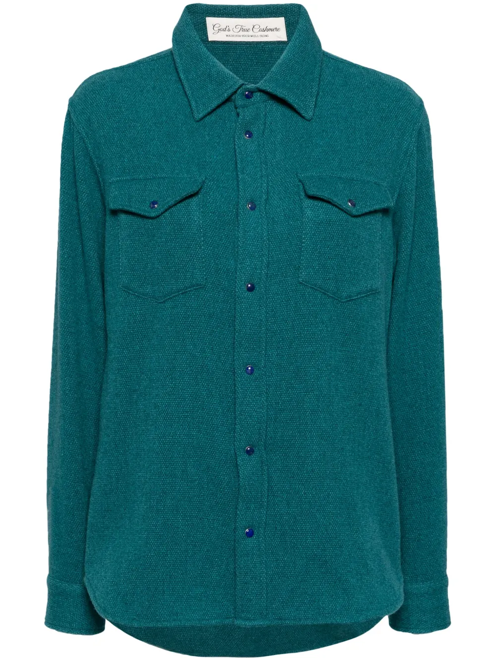 

Рубашка Solid GOD'S TRUE CASHMERE, синий