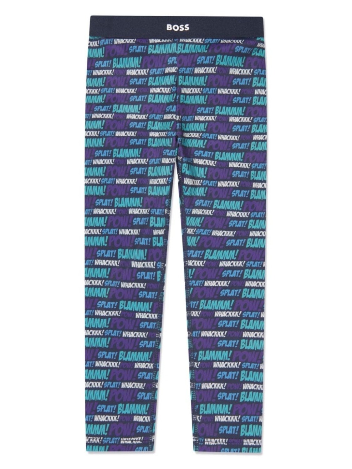 

Легинсы с логотипом BOSS Kidswear, синий