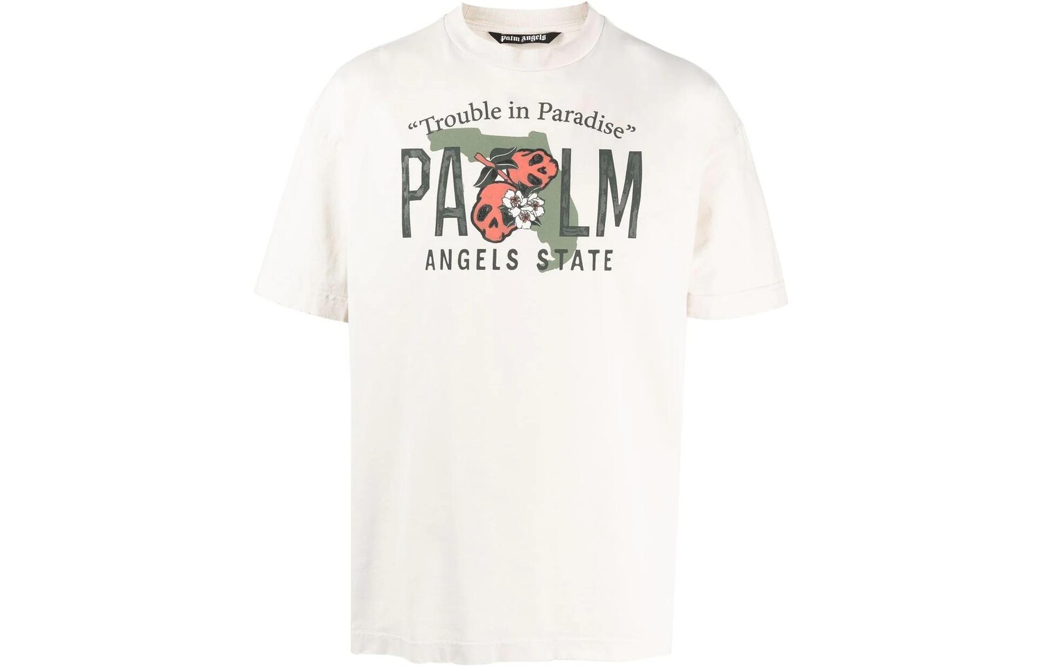 

Футболка Trouble In Paradise Palm Angels, белый