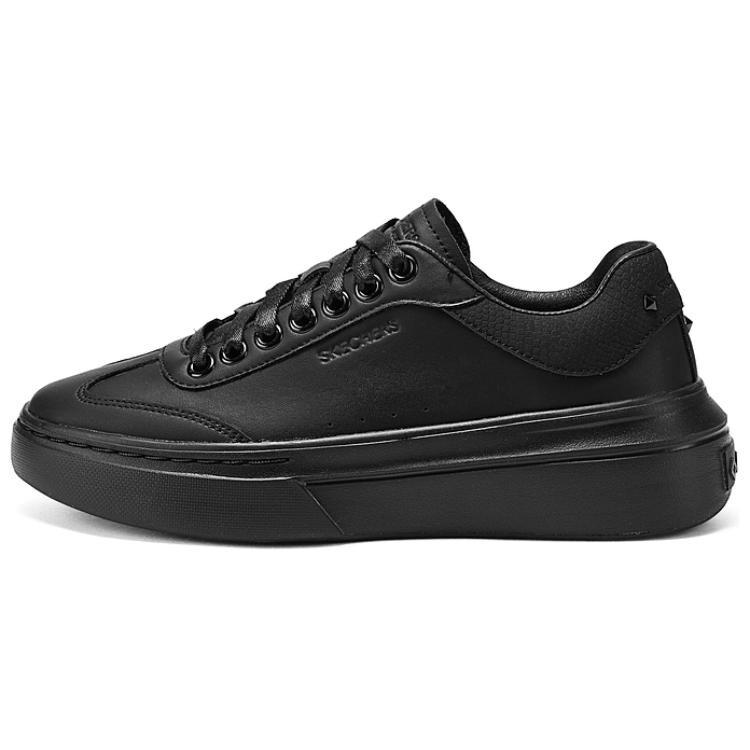 

Кроссовки Skechers Court Classics Skateboarding Shoes Women's Low-top All Black, черный