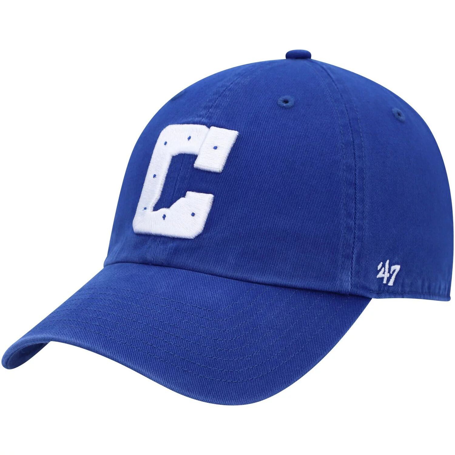 

Мужская альтернативная регулируемая шляпа Royal Indianapolis Colts Clean Up '47