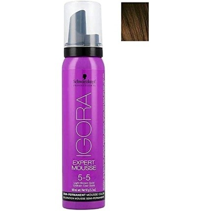 

Schwarzkopf Igora Expert Mousse - 5-5 / Светло-золотистый коричневый 100 мл