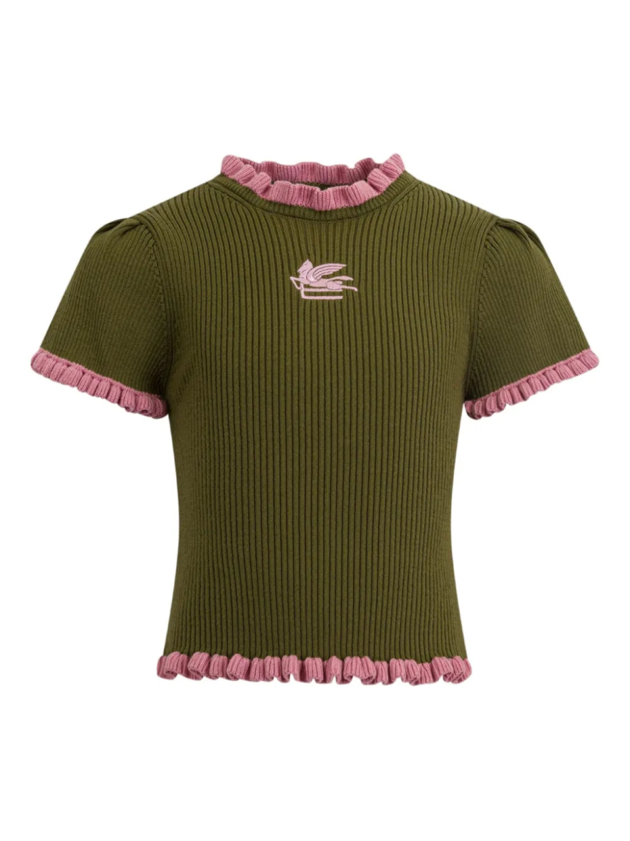 

Футболка трикотажная из хлопка ETRO KIDS, зеленый