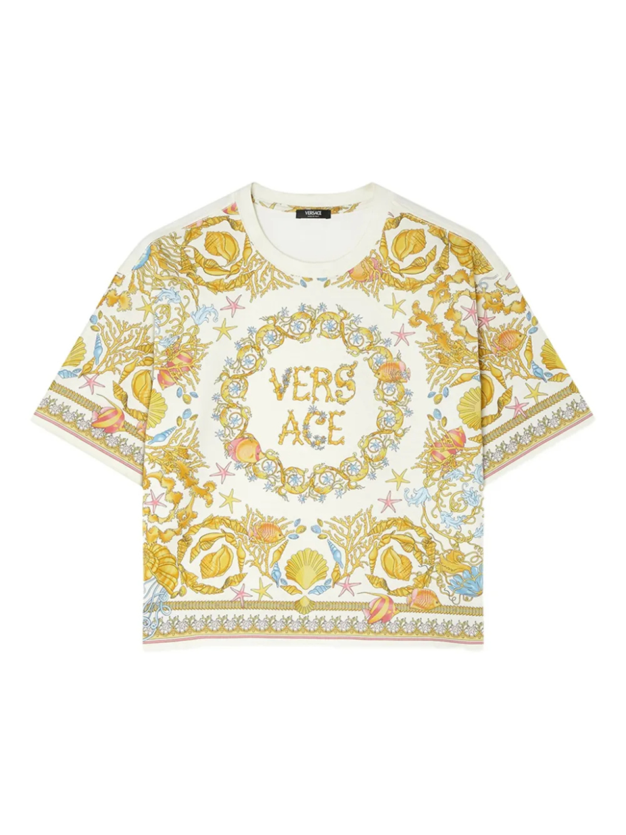 

Versace футболка с графичным принтом, белый