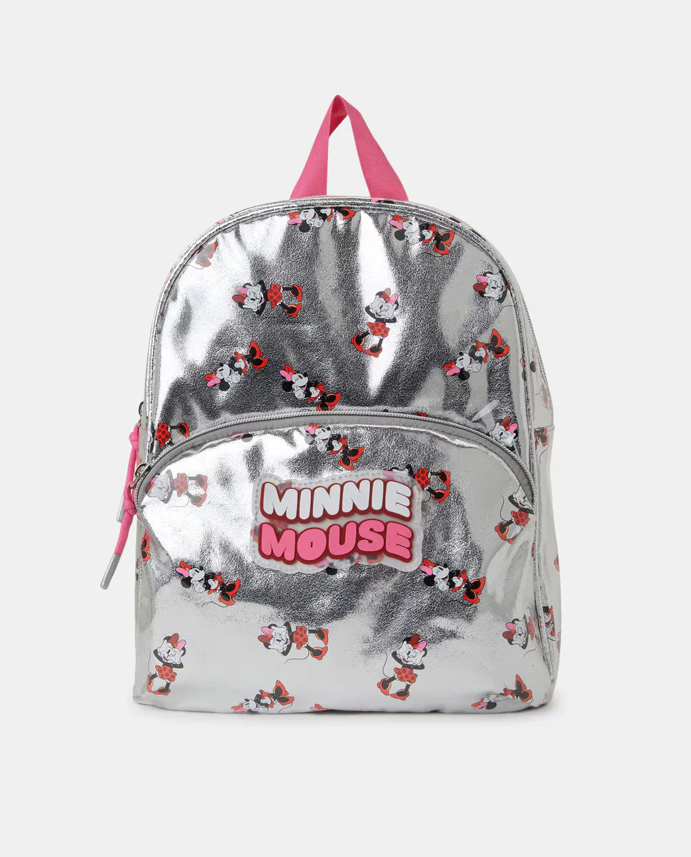 

Рюкзак Minnie Mouse однотонный для девочки Kids El Corte Inglés, серебряный
