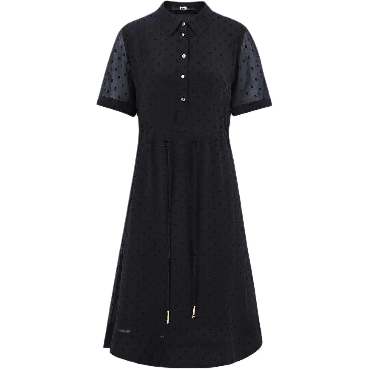 

KARL LAGERFELD / Karl Lagerfeld Jeans Платье с короткими рукавами KARL LAGERFELD женское черное