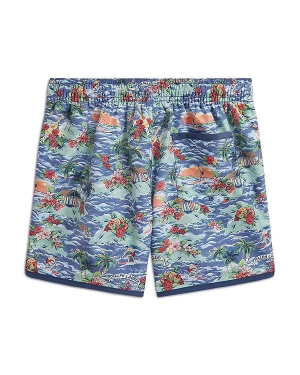 Плавки с тропическим принтом - для детей постарше Ralph Lauren, Multi — фото 2
