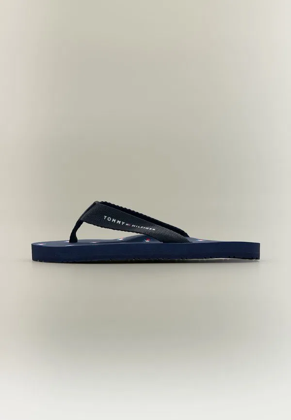 Сандалии mick с т-образным ремешком Tommy Hilfiger, Blue