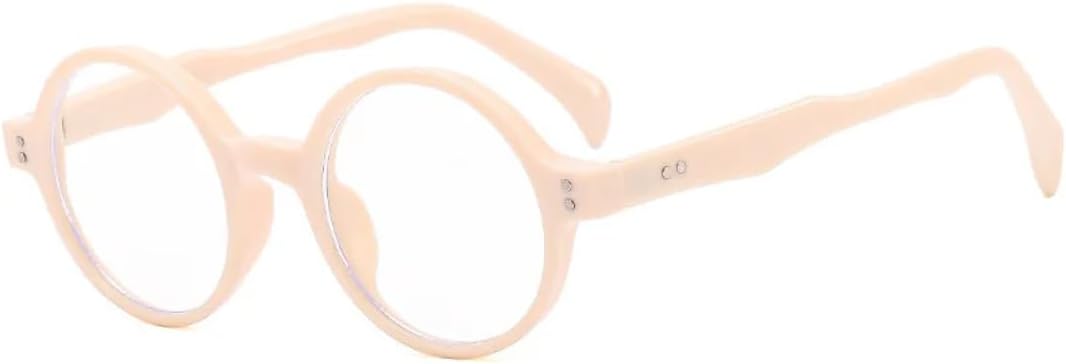 

Ретро-модные круглые панк-солнцезащитные очки для женщин и мужчин, классический винтаж, защита от УФ-излучения UV400, для вечеринок на открытом воздухе VFDHN, Beige Clear