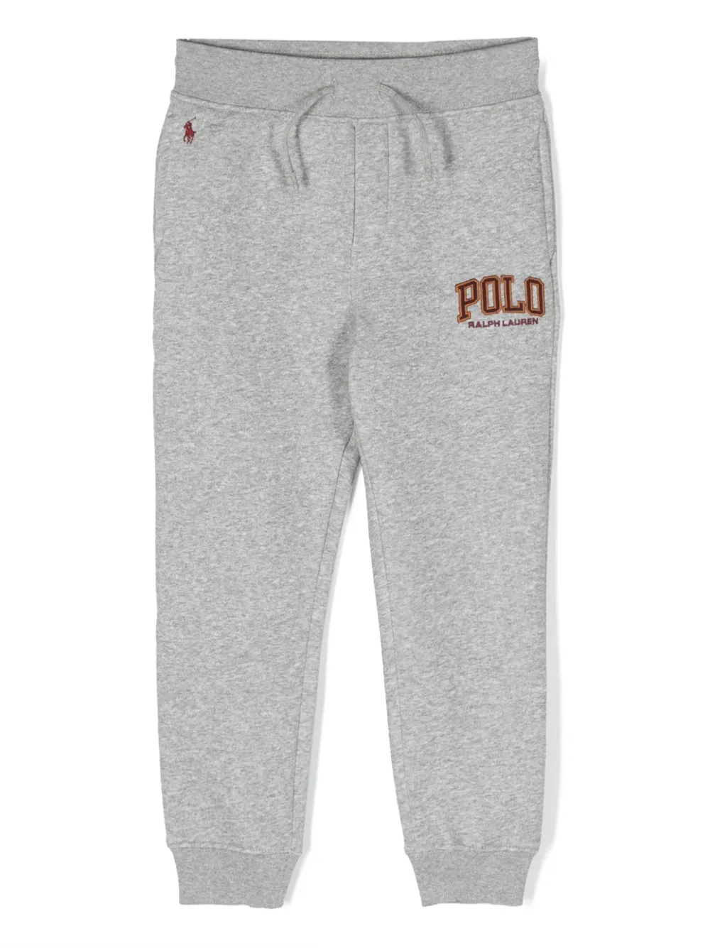 

Спортивные брюки с вышитым логотипом POLO RALPH LAUREN KIDS, серый