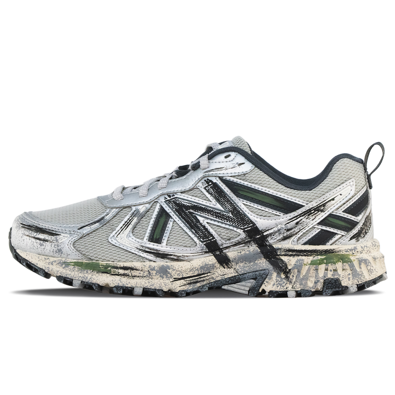 

Кроссовки для бега NB 410 V5 Cushioning, Wear Resistant Low top Unisex серый серебристый New Balance, серыйсеребряный