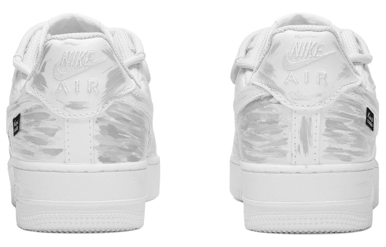 Кроссовки Nike Air Force 1 Skateboarding Shoes Women's Low-top White/gray, белый/серый — фото 4