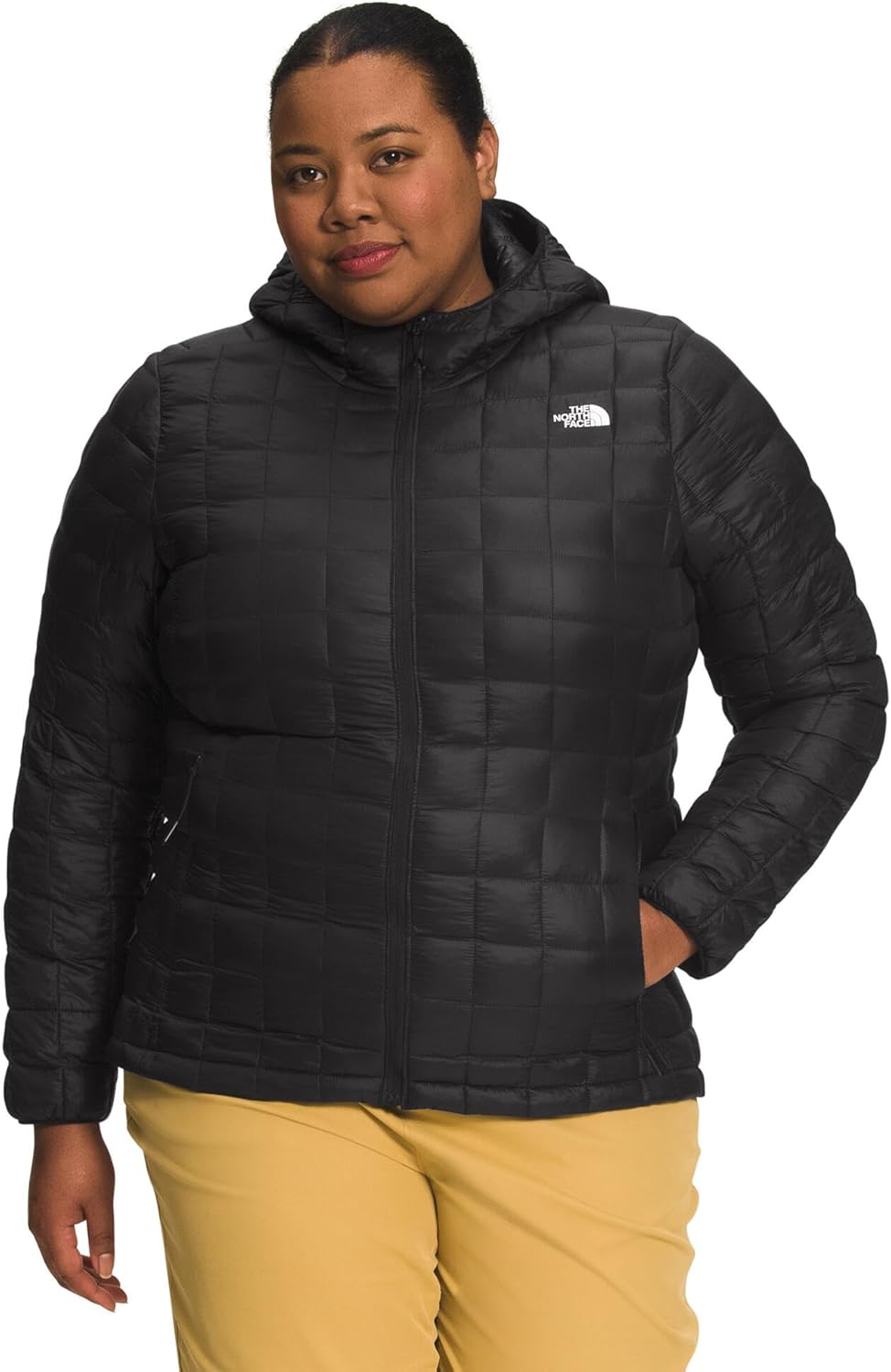 

The North Face Женская утепленная толстовка ThermoBall Eco Hoodie 2.0 - без ПФАС, Tnf Black-npf