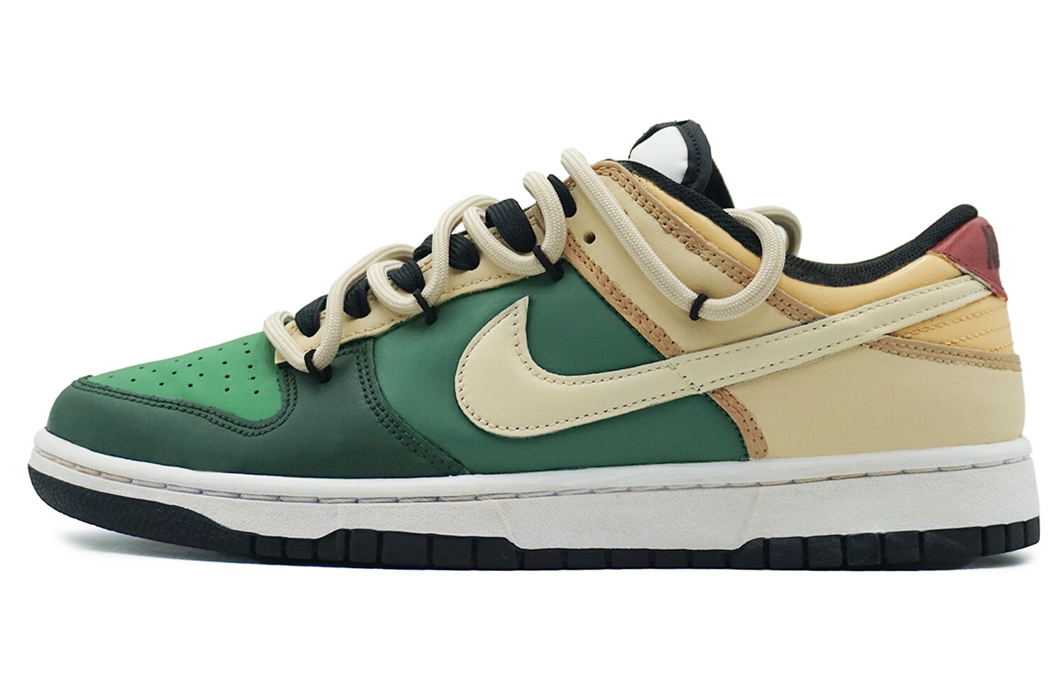 

Кроссовки Nike Dunk Skateboarding Shoes Unisex Low-top Green/Yellow/, цвет Jasper