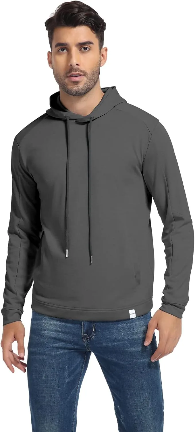 

Толстовка с капюшоном DEOLAX для мужчин, легкая, slim-fit