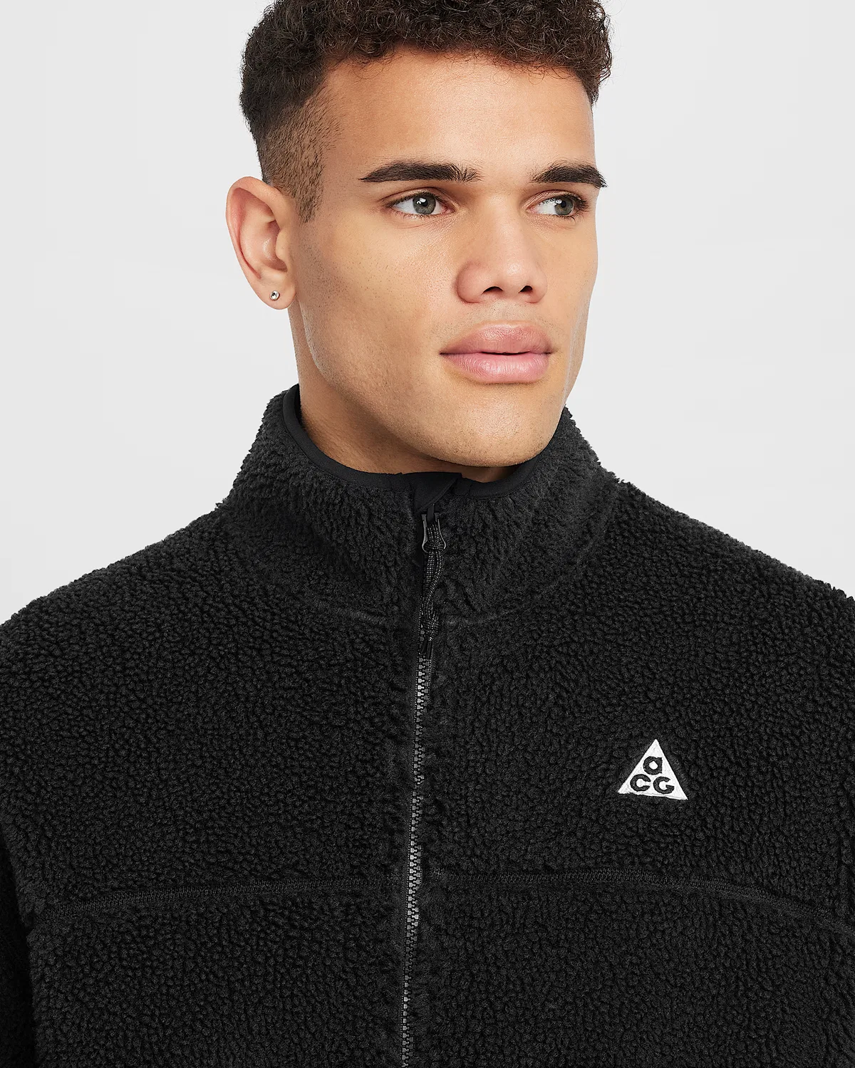 Мужская ветрозащитная куртка Nike ACG "Canwell Glacier" с технологией Therma-FIT ADV, Black/Black/Summit White — фото 3