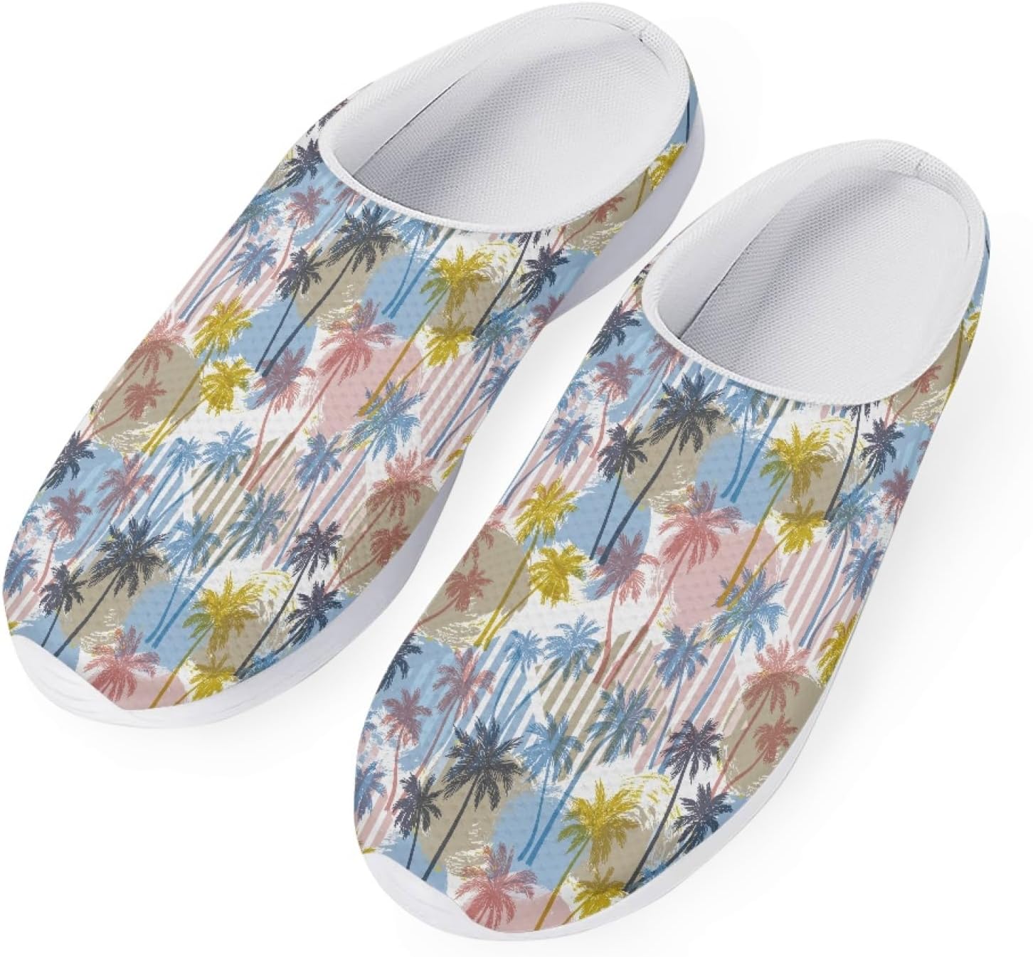 

Сандалии-слипоны Boatee для женщин и мужчин с поддержкой свода стопы, садовая обувь, Coconut Trees