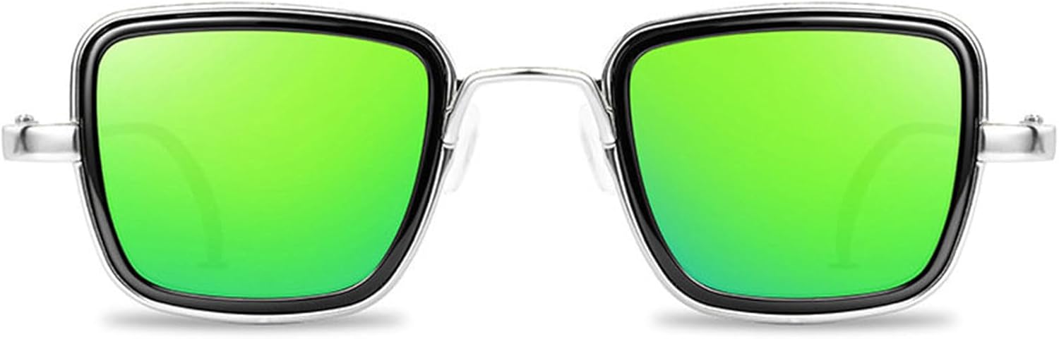 

Винтажные металлические солнцезащитные очки Helena для мужчин и женщин, квадратные солнцезащитные очки для мужчин и женщин, стильные ретро-очки, защита от УФ-излучения UV400, C5