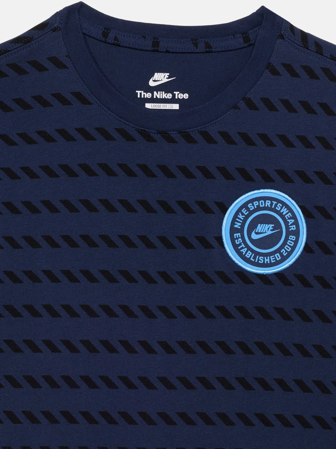 Футболка 'M90' Nike Sportswear, Navy/Azure — фото 2