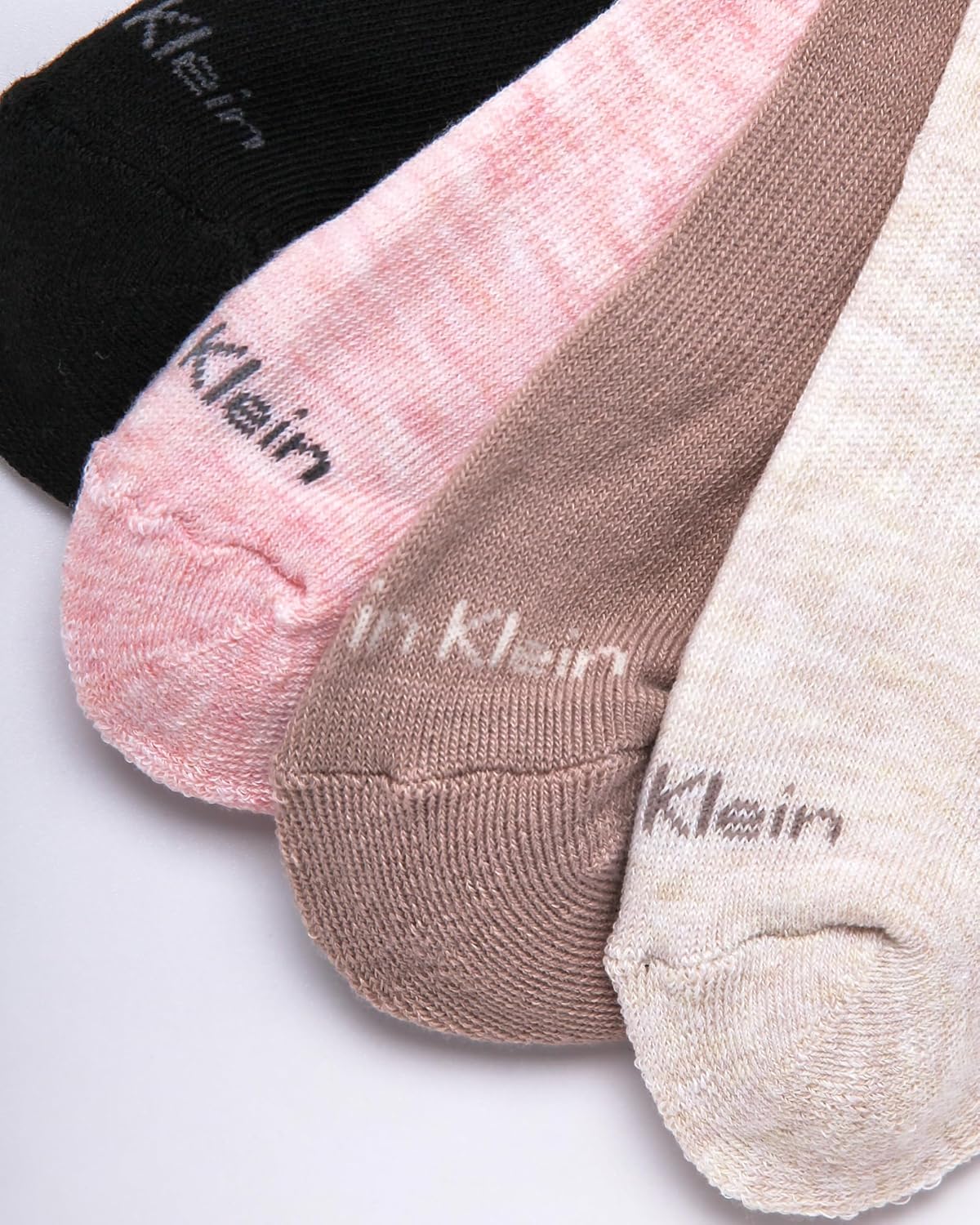 Женские носки Calvin Klein Crew - 8 пар, мягкие, дышащие, спортивные носки до середины голени для женщин (размер обуви: 4-10), Beige Assorted — фото 3