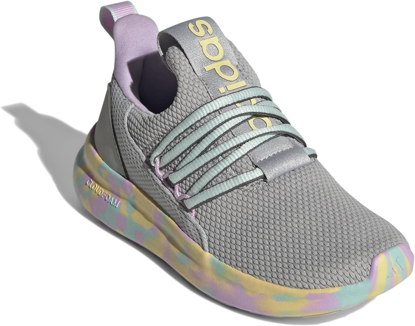 

Кроссовки adidas Kids Lite Racer Adapt 7.0 Lifestyle Shoes, цвет Grey/Semi Flash Aqua/Bliss Lilac