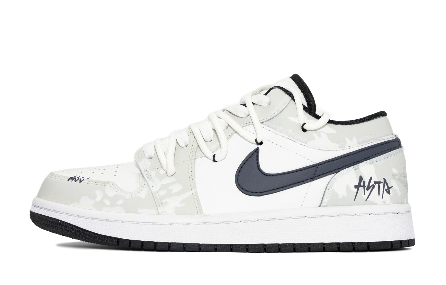 

Jordan Air 1 Vintage баскетбольные кроссовки мужские низкие Gray/White