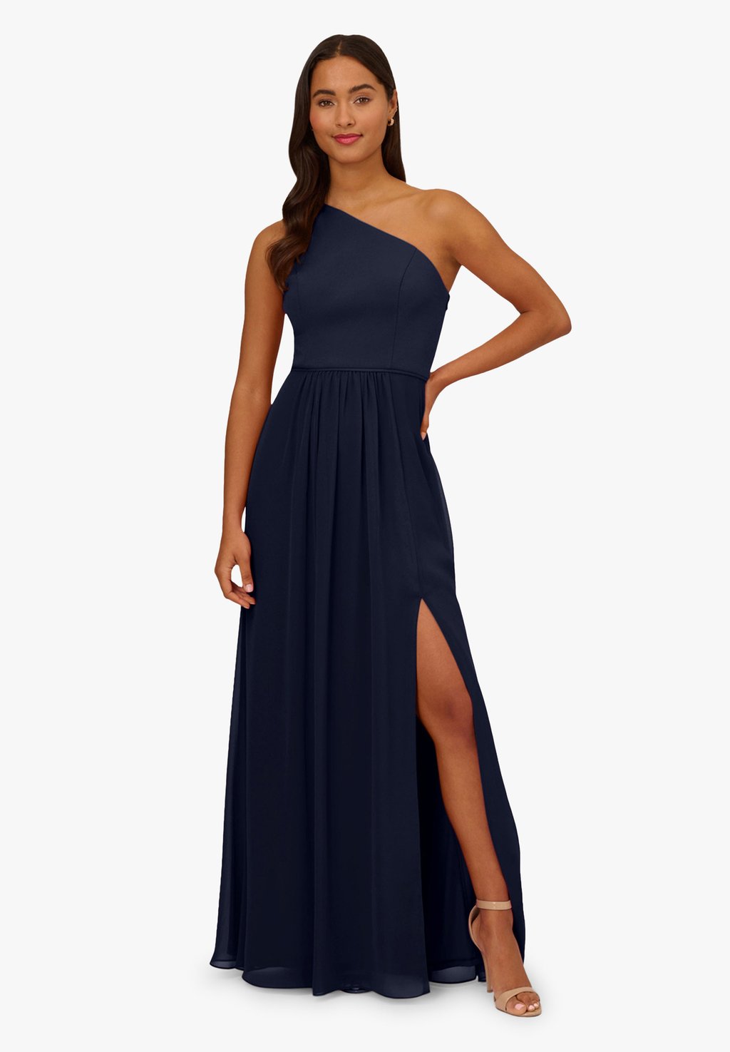 

Платье для особых случаев ONE SHOULDER GOWN Adrianna Papell, темно-синий