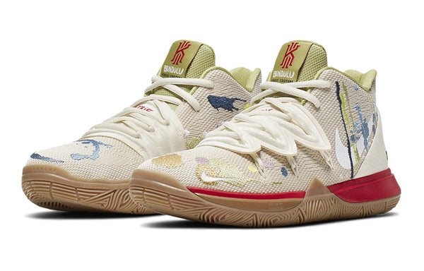 Кроссовки bandulu x kyrie 5 'embroidered splatters' Nike, красный — фото 2