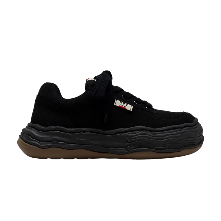 Maison Mihara Yasuhiro Oliver OG Canvas Low, черный цвет