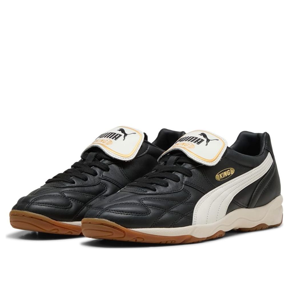 Кроссовки Puma King Indoor 'Black White' — фото 2
