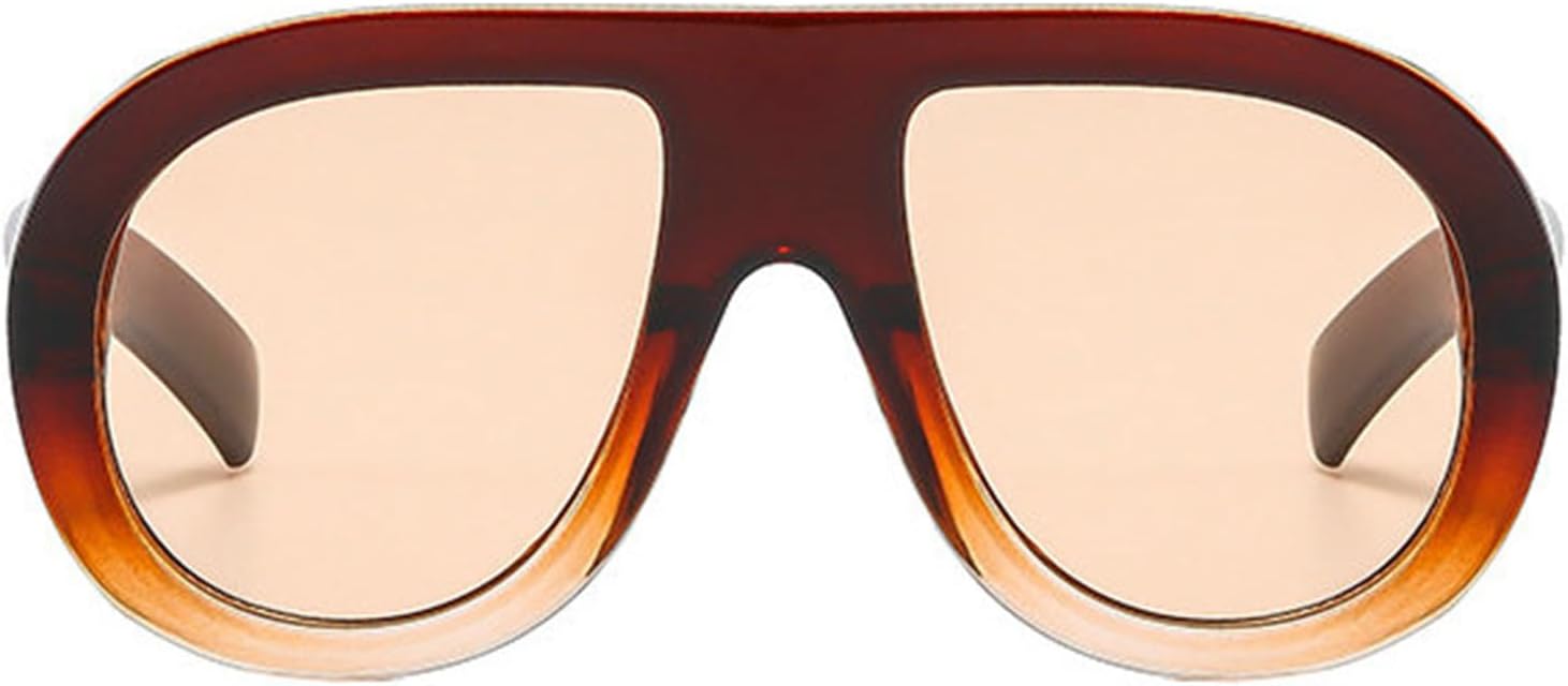 

Хелена. Большие солнцезащитные очки-пилот, модные, для мужчин и женщин, очки-маска с защитой от УФ-излучения UV400, винтажные, панк, градиентные, классические, большие helena, Tea