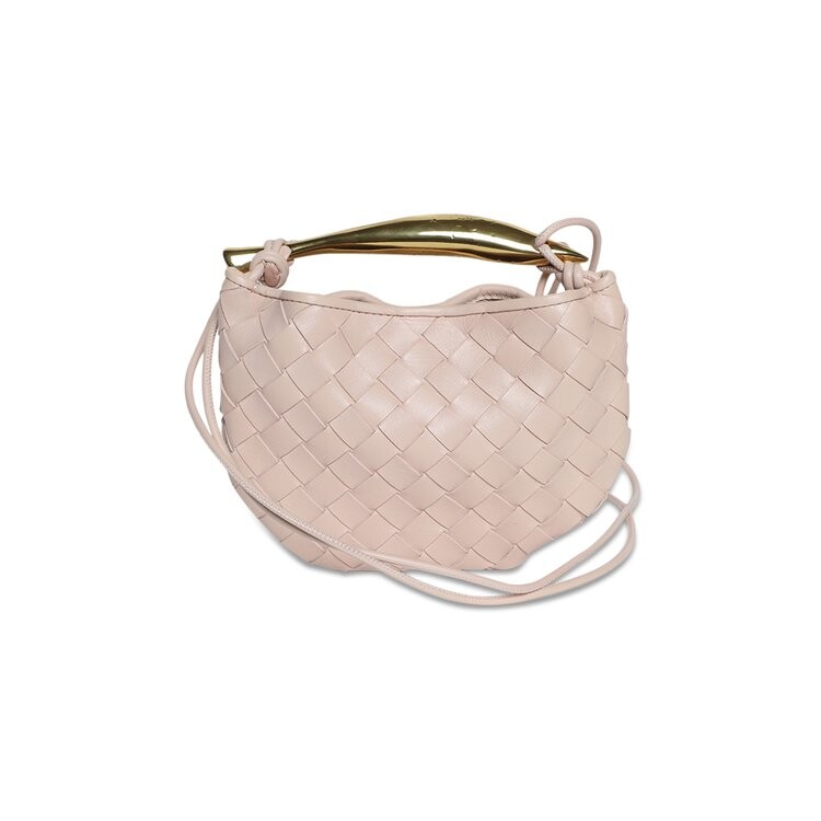

Сумка через плечо Bottega Veneta Intrecciato Mini Sardine Bag, цвет Lotus/Brass