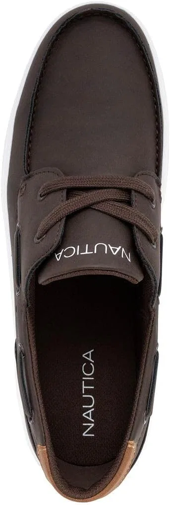 Мокасины Nautica Boat Shoe, коричневый — фото 4