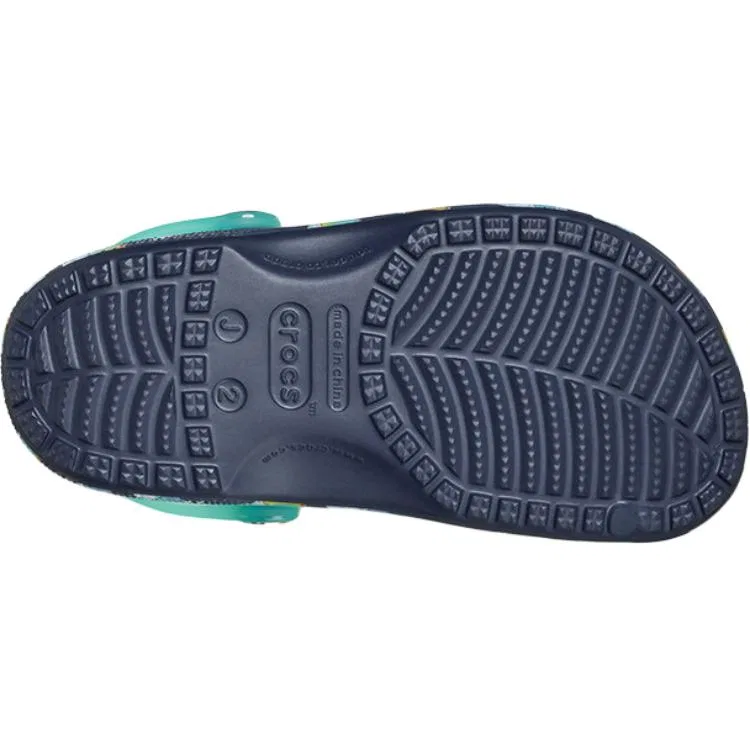Сабо детские дышащие EVA Crocs темно-синие — фото 4