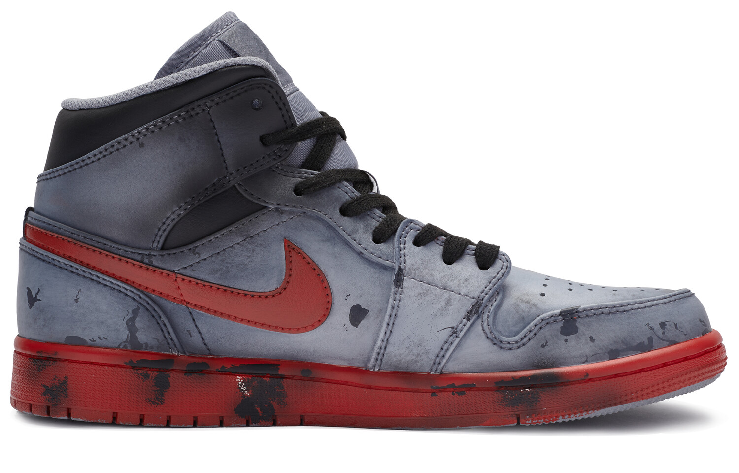

Кроссовки Jordan Air Jordan 1 Vintage Basketball, темно-серый/темно-красный