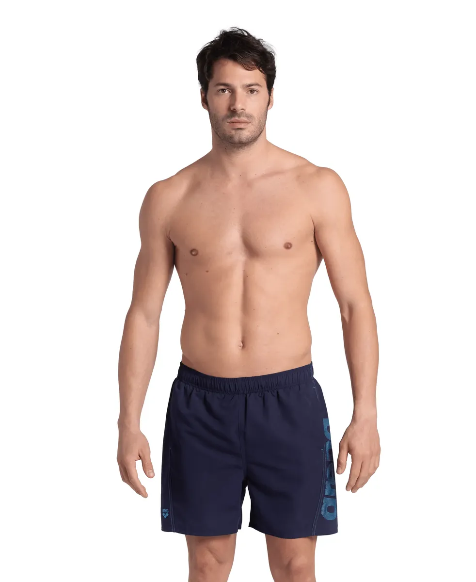 

Шорты для плавания Arena "FUNDAMENTALS ARENA LOGO BOXER R", цвет Navy-Turquoi