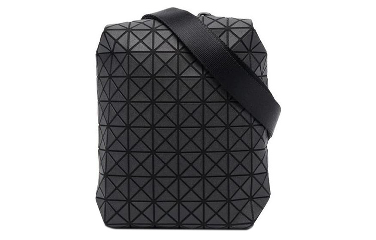 

ISSEY MIYAKE Хлопковый мессенджер через плечо малый мужской черный