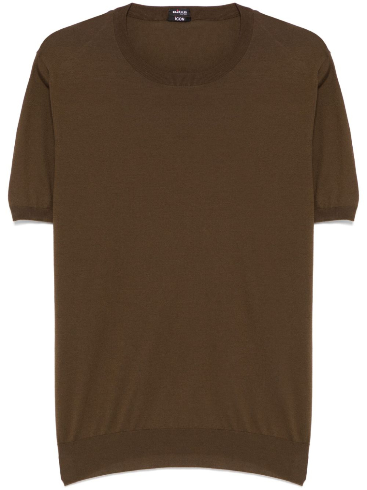 

Kiton трикотажная футболка, коричневый
