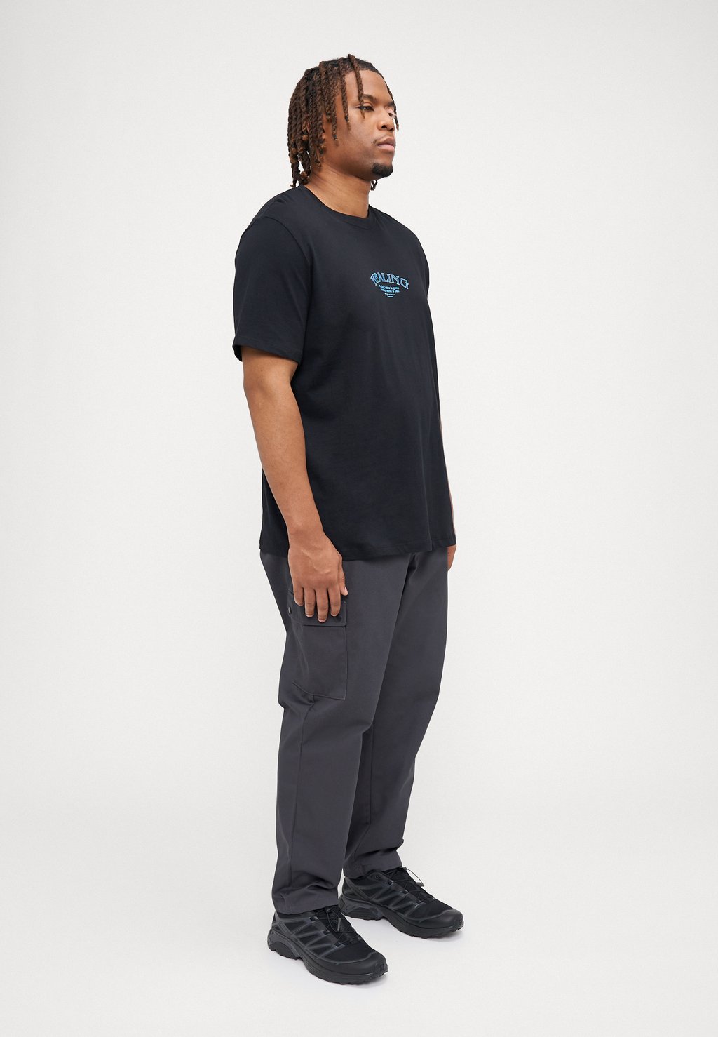 

Футболка с принтом JORORACLE TEE CREW NECK Jack & Jones, черный