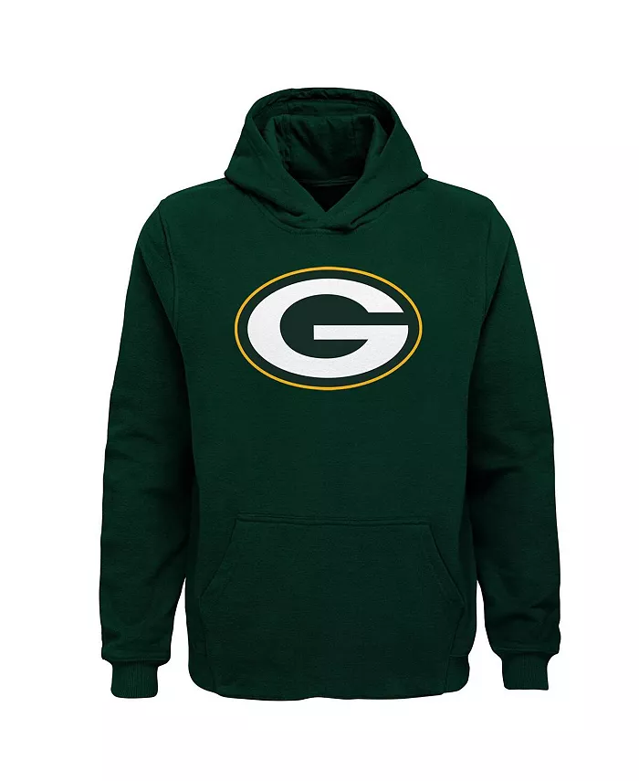 

Биг Бойс Зеленый толстовка с капюшоном и логотипом команды Green Bay Packers Outerstuff