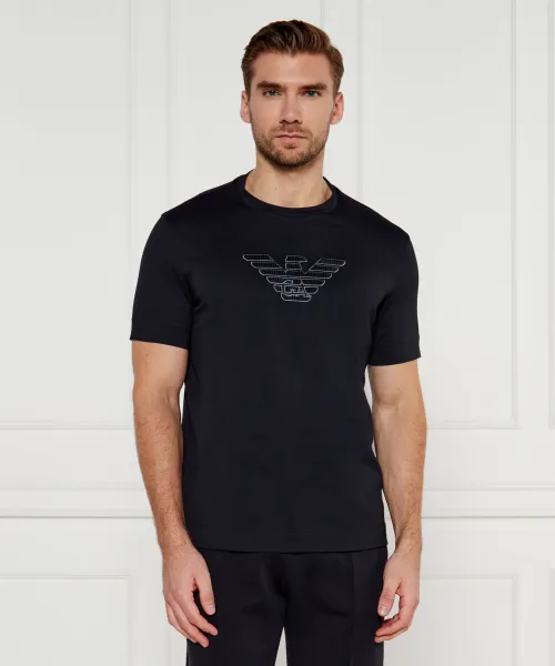 

Футболка Regular fit Emporio Armani, синий