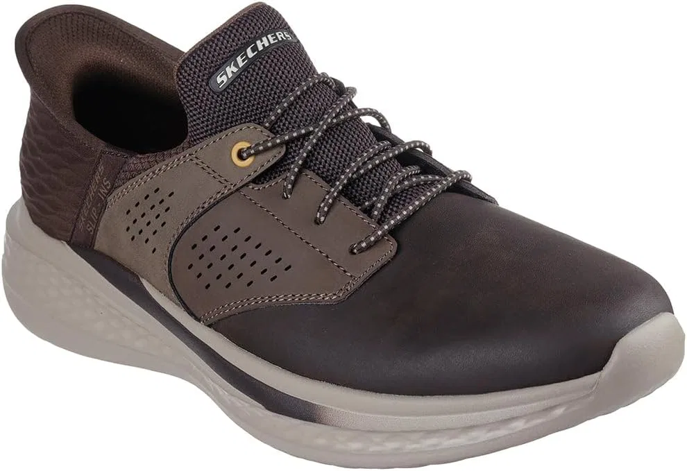 Skechers Herren Slade - кроссовки Macklin, Chocolate — фото 2