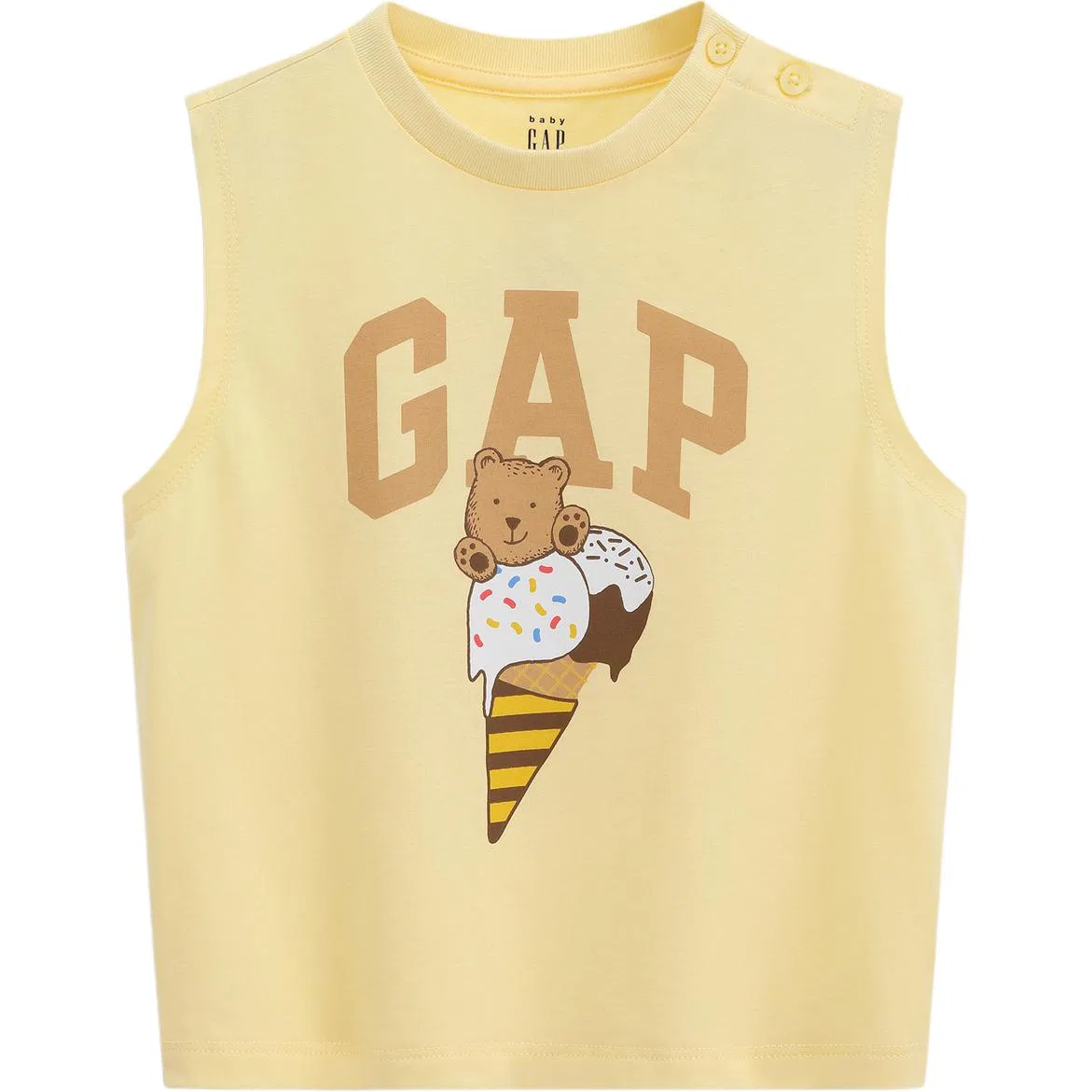 Майка для детей GAP желтая