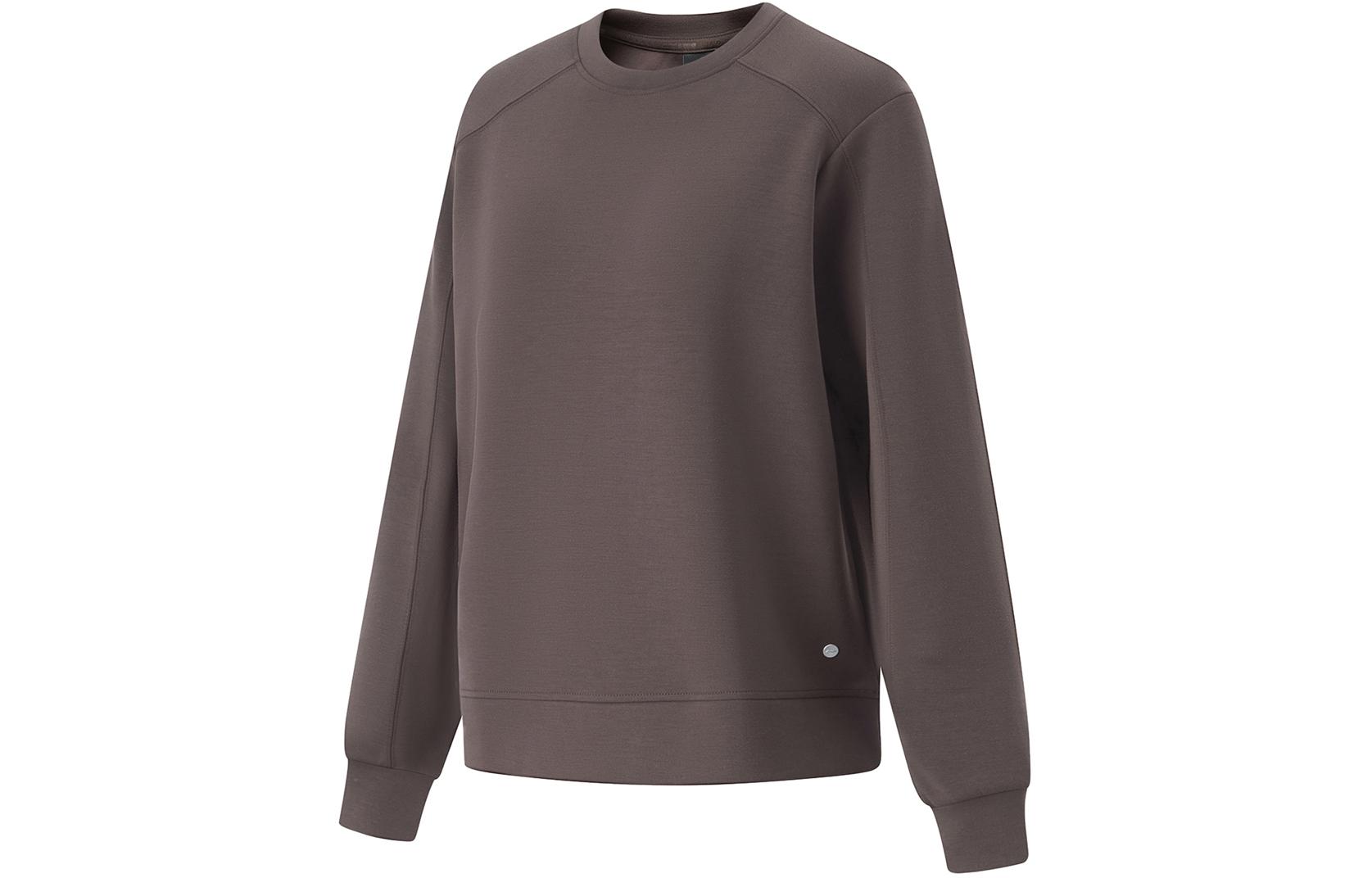 

Трикотажное изделие для фитнеса LiNing, женское, цвет древесный уголь с кофейным оттенком Umber