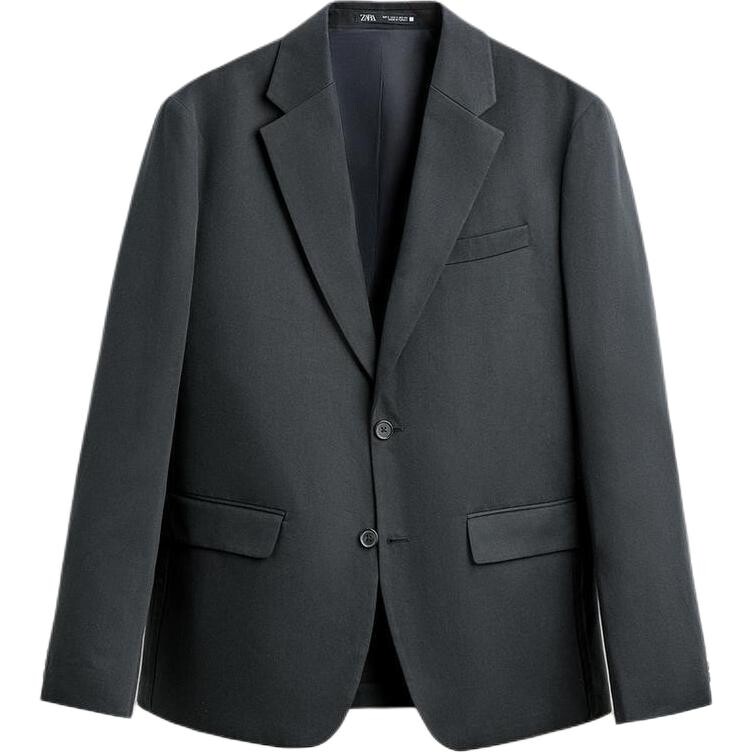 

Деловой костюм мужской Zara, цвет Sea Blue