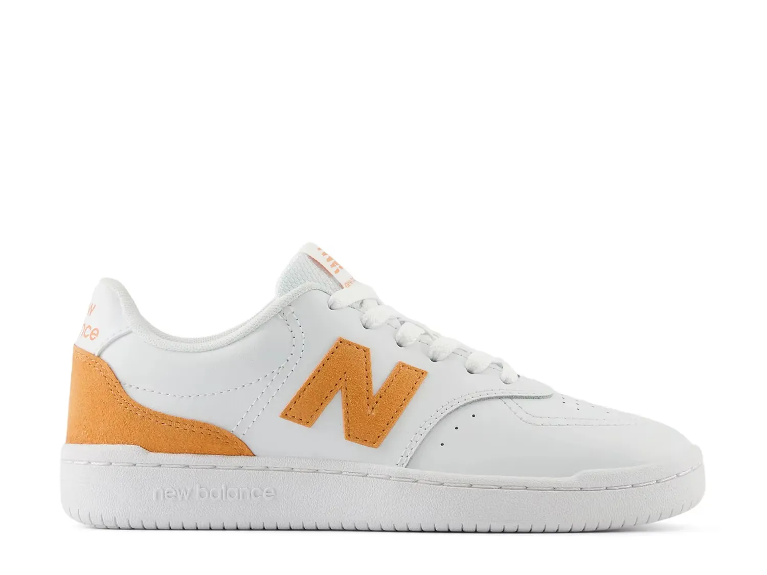 Кроссовки BB80 - женские New Balance, White/Orange — фото 3