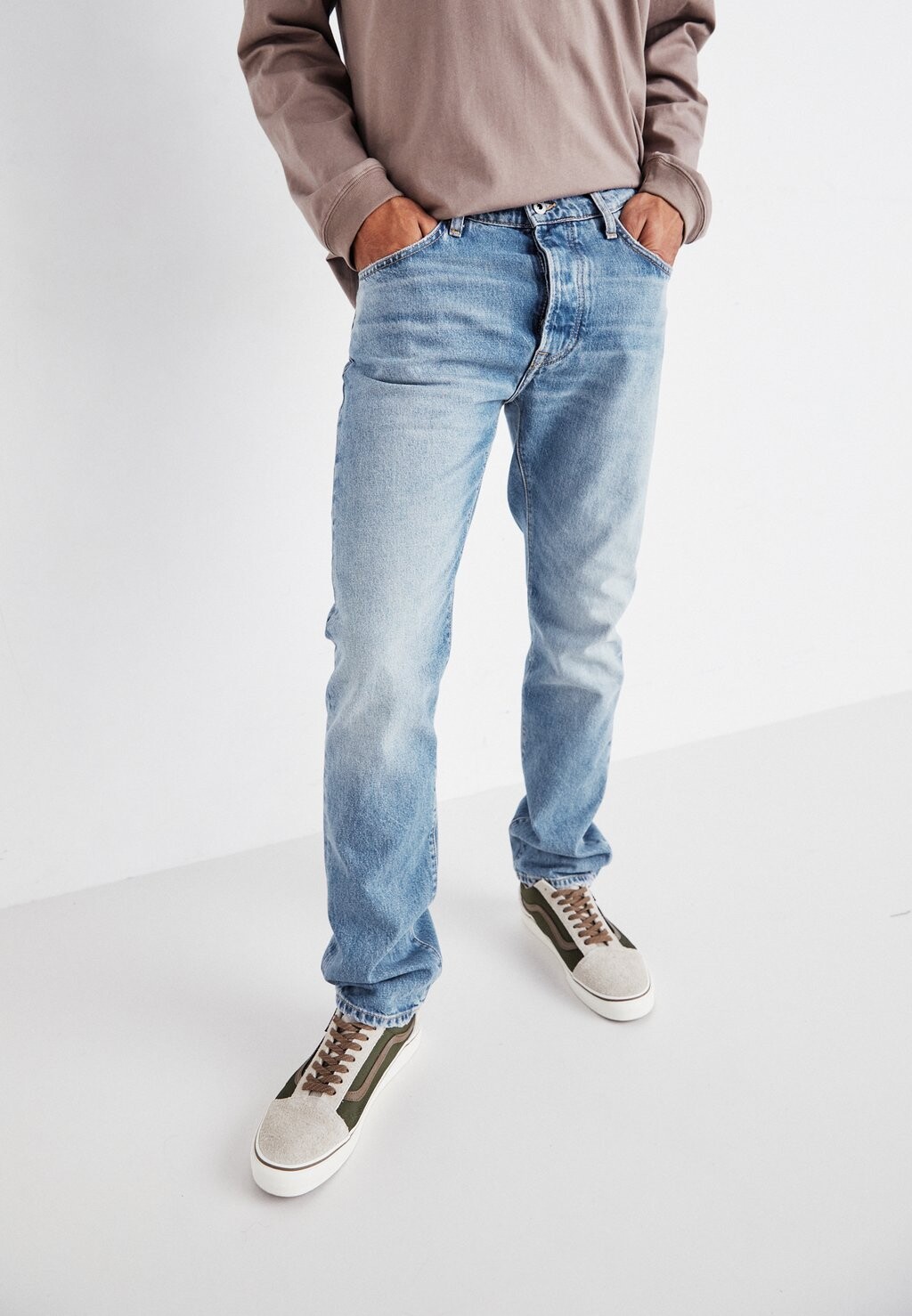 

Джинсы прямого кроя Pepe Jeans, цвет light blue denim
