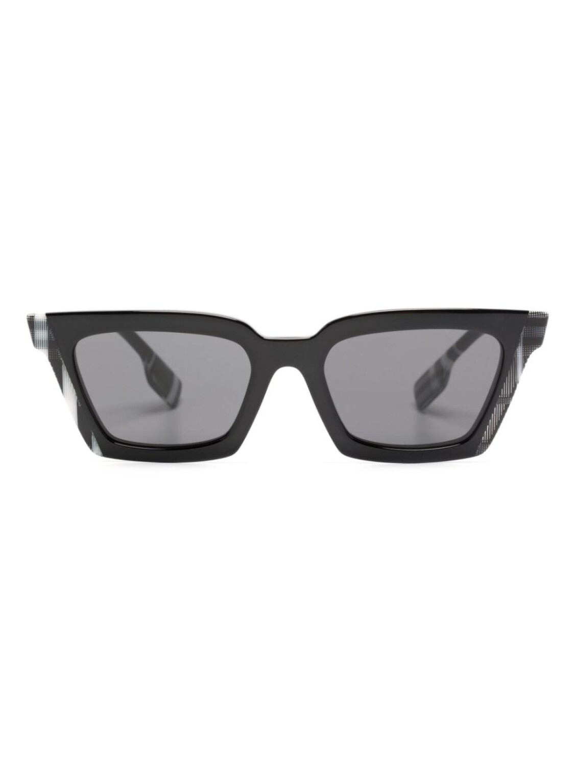 

Солнцезащитные очки в прямоугольной оправе Burberry Eyewear, черный