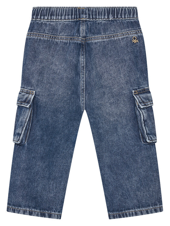 Джинсы straight fit 4KEHGF02N United Colors Of Benetton, синий — фото 2